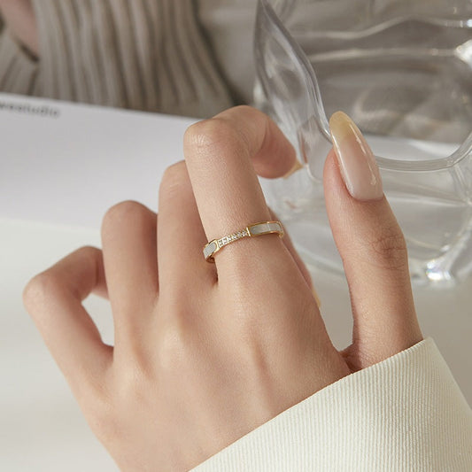 Gabrielle Diamant Simulant Guld Ring