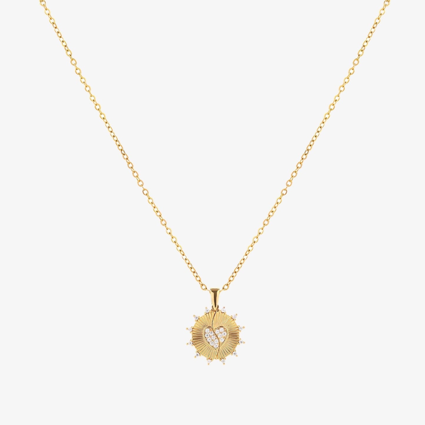 Sunray Kærlighed Halskæde | Guld