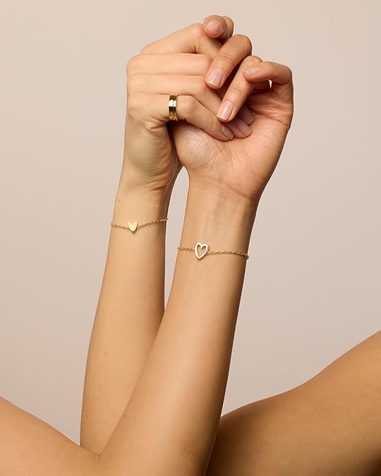 Radiant Hjerte Armbånd | Guld