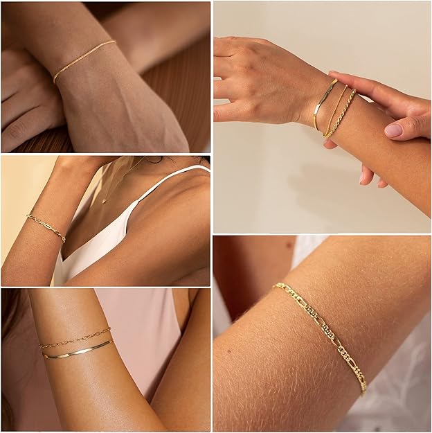 Isabella Vernetta armbånd sæt | Guld