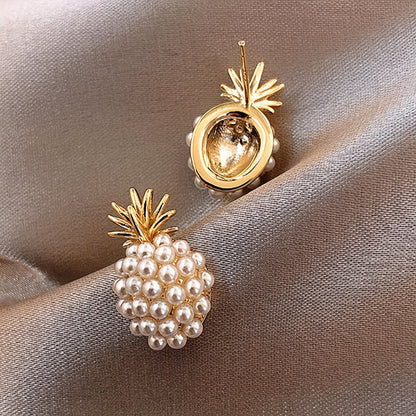 Perle Pineapple Øreringe