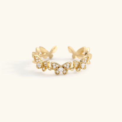 Colleen Sommerfugl Guld Ring