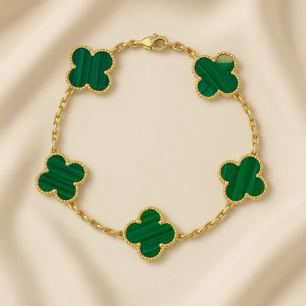 Clover Armbånd Grøn
