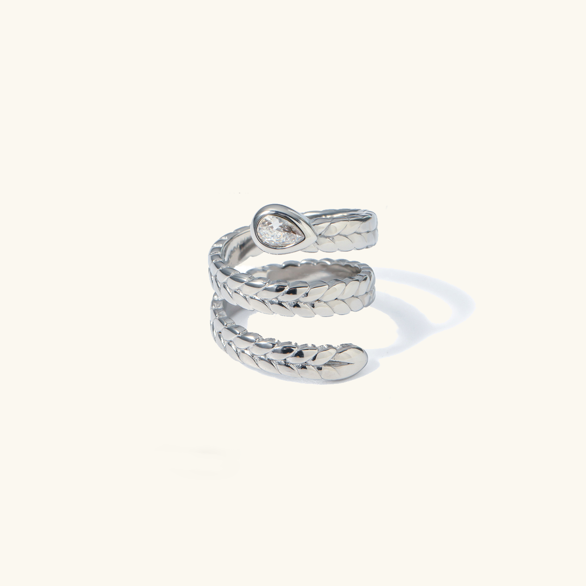 Davina Guld Serpent Ring