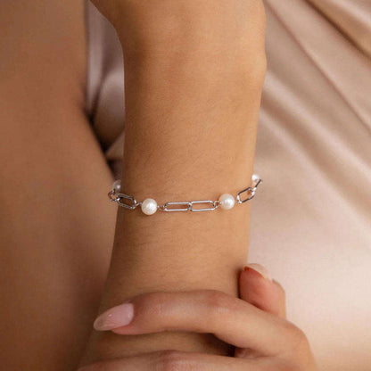 Sophisticated Perle Lænkearmbånd