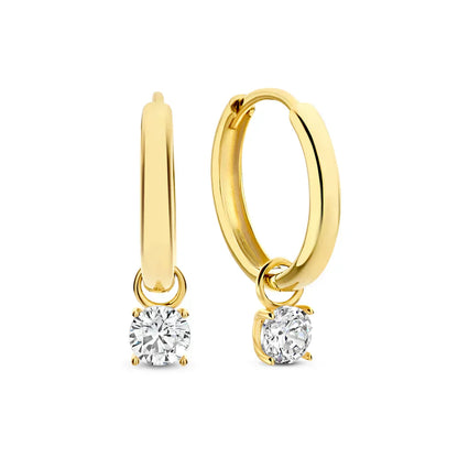 Larmes de Lune Sten Creoler | Guld