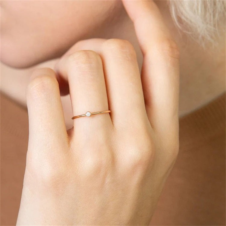 Amelia Fødselssten Stabel Ring