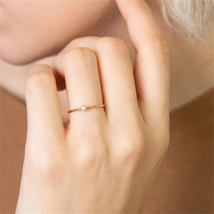 Amelia Fødselssten Stabel Ring