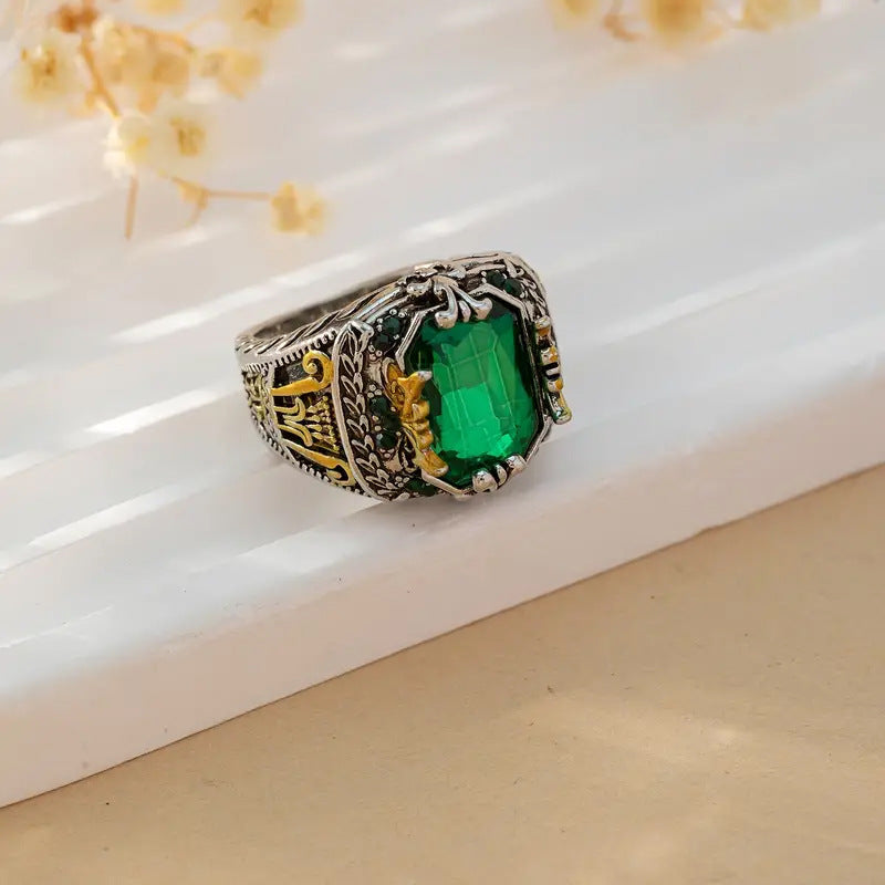Klara Emerin Ring | Mixed Guld