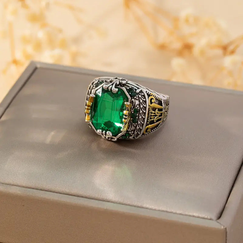 Klara Emerin Ring | Mixed Guld