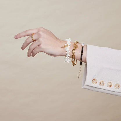 Lænke T-Bar Armbånd | Guld