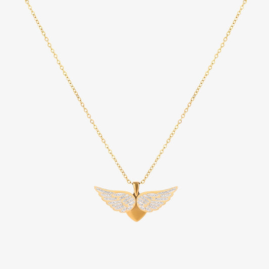 Soaring Engel Wings Halskæde | Guld