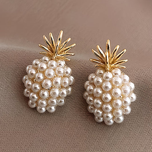 Perle Pineapple Øreringe