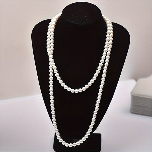 Timeless Double Perlehalskæde