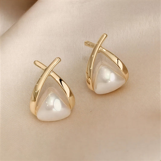Elegant Vintage-Inspired Perle Hængeøreringe