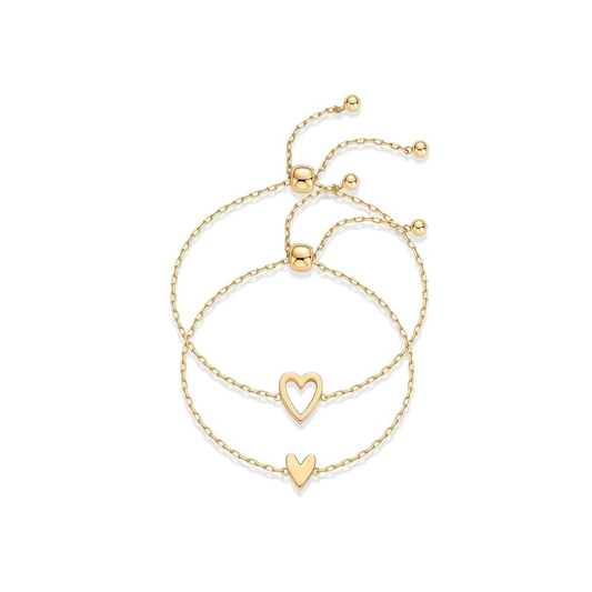 Radiant Hjerte Armbånd | Guld