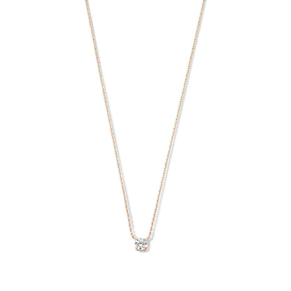 Cléa Moissanite Sten Halskæde | Guld