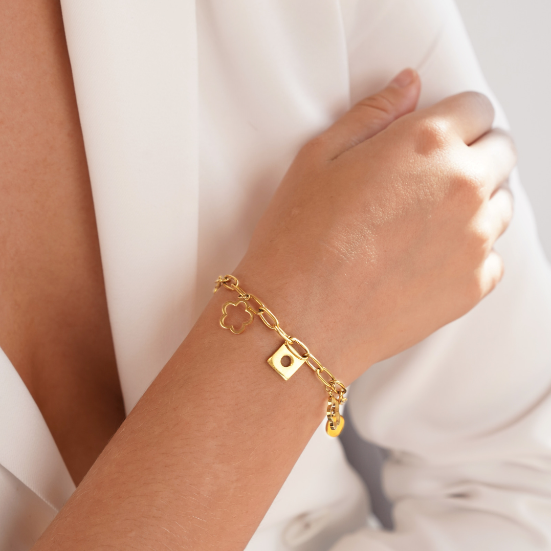 Lykke Daisy Charm-armbånd