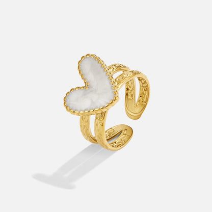 Guld Hjerte Motif Ring