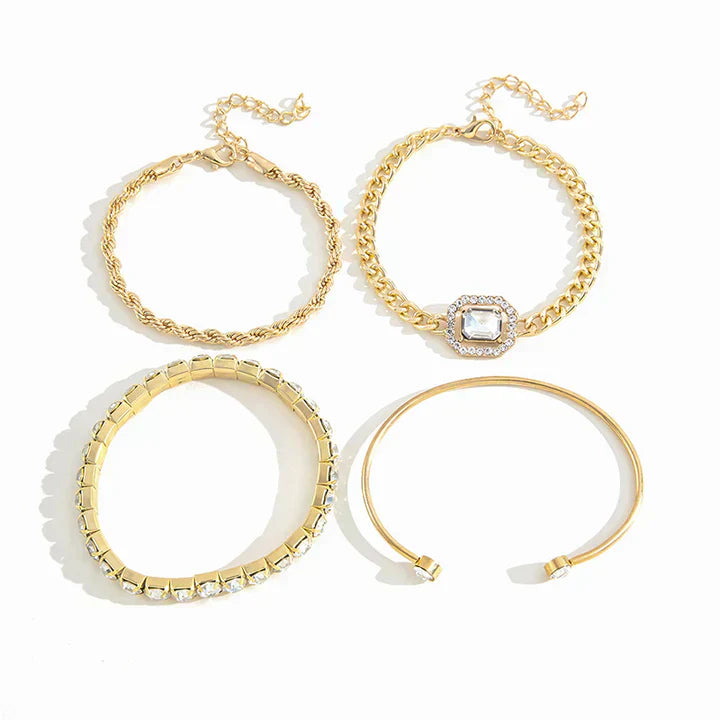 Domitia Calvina Armbånd Sæt | Guld